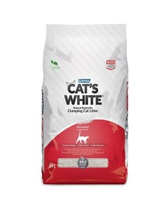 Наполнитель комкующийся натуральный без ароматизатора Natural Cat s White 20л Bentas
