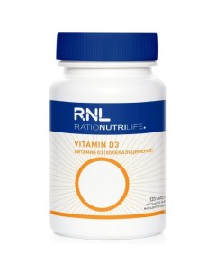Витамин Д3 RatioNutriLife капсулы 290мг 120шт Nutralab canada corp.