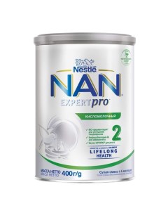 Смесь сухая кисломолочная Nan Нан 2 ExpertPro 400г Nestle