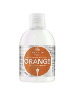 Шампунь для волос с маслом апельсина Восстанавливающий Orange Kallos kjmn Калос кжмн 1л Каллос косметикс