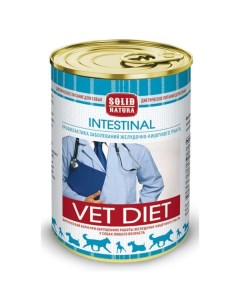Корм влажный для собак диетический Intestinal VET Diet 340г Solid natura