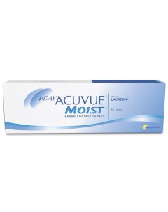 Линзы контактные Acuvue 1 day moist 8 5 1 75 30шт Johnson & johnson
