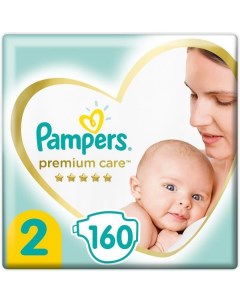 Подгузники для мальчиков и девочек Premium Care Pampers Памперс 4 8кг 160шт Procter & gamble.