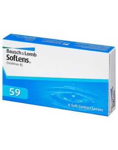 Линзы контактные SofLens 59 8 6 4 25 6шт Bausch & lomb