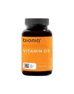 Витамин Д3 Bioniq Essential капсулы 120шт Ооо "полярис"