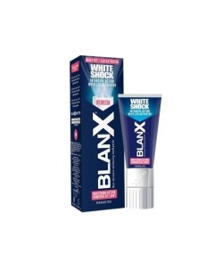 Зубная паста интенсивное действие со светодиодной крышкой White Shock Blanx Бланкс 50мл Косвелл спа