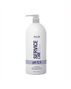 Шампунь для ежедневного применения рН 5 5 Daily shampoo pH 5 5 Ollin service line 1000мл Техноголия ооо