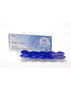 Линзы контактные ClearLab Clear 1 day 8 7 6 50 30шт Клиалэб сг пте. лтд