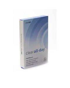 Линзы контактные ClearLab Clear All Day 8 6 5 75 6шт Клиалэб сг пте. лтд