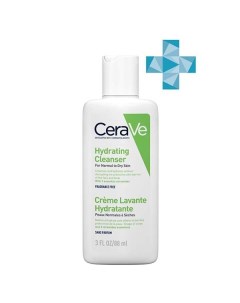 Крем гель увлажняющий очищающий для нормальной и сухой кожи лица и тела CeraVe ЦераВе 88мл Cerave лореаль