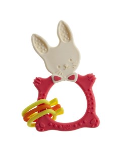 Массажер прорезыватель для десен для детей с 3 мес цвет коралловый Bunny Roxy Kids Рокси Кидс Ооо "рокси"