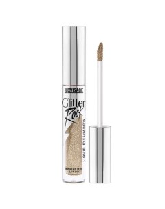 Тени для век жидкие Glitter Rock Luxvisage 3мл тон 302 Royal Gold