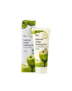 Пилинг скатка с экстрактом зеленого яблока Natural clean peeling gel apple Ekel Екель 180мл Ezekiel cosmetic co.,ltd