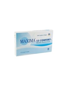Линзы контактные Maxima Максима 55 Comfort 8 6 4 75 6шт Maxima optics (uk) ltd