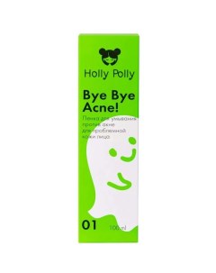 Пенка для умывания лица против акне и воспалений Bye Bye Acne Holly Polly Холли Полли 100мл Mido cosmetics co., ltd
