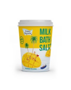 Соль для ванн молочная Mango island Funny Organix Фанни Органикс 500г Ооо тд амидатрейд