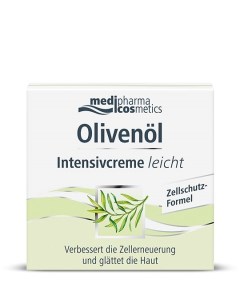 Крем для лица легкий Intensive Olivenol Cosmetics Medipharma Медифарма банка 50мл Dr.theiss naturwaren gmbh