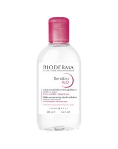 Вода мицеллярная для нормальной и чувствительной кожи лица Н2О Sensibio Bioderma Биодерма 250мл Naos (bioderma)