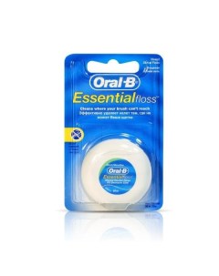 Зубная нить Oral B Орал Би Essential Floss Waxed Вощеная Mint 50 м Procter & gamble.