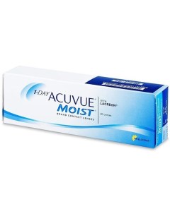 Линзы контактные Acuvue 1 day moist 8 5 6 50 30шт Johnson & johnson