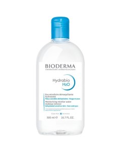 Вода мицеллярная для обезвоженной кожи лица H2O Hydrabio Bioderma Биодерма 500мл Naos (bioderma)
