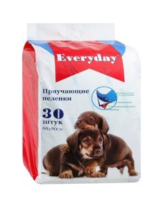 Пеленки для животных впитывающие гелевые Everyday 60х90см 30шт Yantai glad pet products co.,ltd.