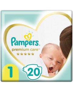 Подгузники Pampers Памперс Premium Care р 1 2 5 кг 20 шт Procter & gamble.