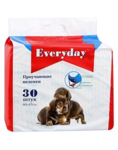 Пеленки для животных впитывающие гелевые Everyday 60х45см 30шт Yantai glad pet products co.,ltd.