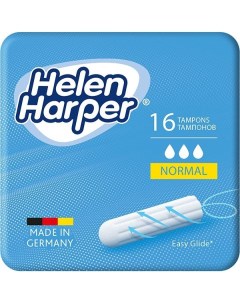 Тампоны гигиенические без аппликатора Normal Helen Harper Хелен харпер 16шт Ontex