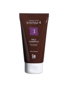 Шампунь терапевтический 3 для всех типов волос для ежедневного применения System 4 Система 4 туба 75 Сим финланд ой