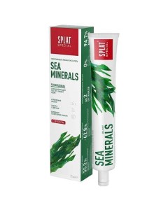 Паста зубная отбеливающая Splat Сплат Special Sea Minerals 75мл Органик фармасьютикалз ооо