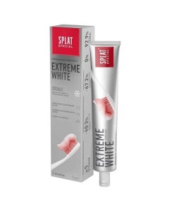 Паста зубная отбеливающая Splat Сплат Special Extreme White 75мл Органик фармасьютикалз ооо