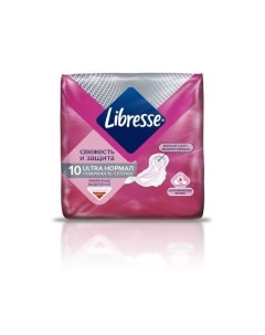 Прокладки c поверхностью сеточка Normal Ultra Libresse Либресс 10шт 5224 Sca hygiene products.