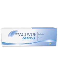 Линзы контактные Acuvue 1 day moist 8 5 4 75 30шт Johnson & johnson