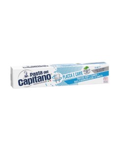 Паста зубная против налета и кариеса Pasta del Capitano туба 75мл Farmaceutici dottor ciccarelli s.p.a