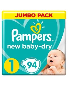 Pampers Памперс New Baby Dry Подгузники детские одноразовые 2 5кг 94 шт Procter & gamble.