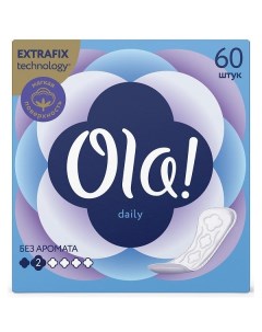 Прокладки ежедневные гигиенические женские Daily Ola 60шт Олтекс с.а. зао