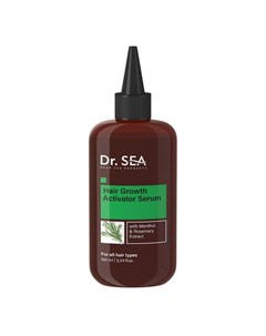 Сыворотка активатор для роста волос с ментолом и экстрактом розмарина Dr Sea ДокторСи 100мл Pharma naturalis ltd
