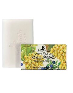 Мыло туалетное твердое виноград и черника Флоринда 200г La dispensa s.r.l
