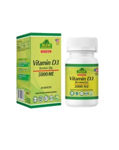 Витамин Д3 Alfa Vitamins капсулы 5000МЕ 600мг 30шт Alfa vitamins laboratories