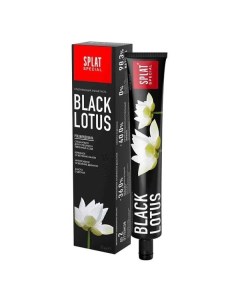 Паста зубная Splat Сплат Special Black Lotus 75мл Органик фармасьютикалз ооо