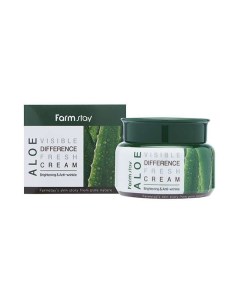Освежающий крем с экстрактом алоэ Aloe visible difference fresh cream FarmStay 100г Myungin cosmetics co., ltd