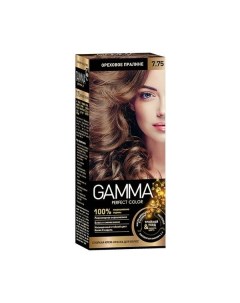 Крем краска для волос ореховое пралине Gamma Perfect color Свобода тон 7 75 Свобода ао