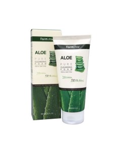 Пенка для умывания с экстрактом алоэ Aloe pure FarmStay 180мл Myungin cosmetics co., ltd