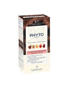 Набор Phyto Фито Краска краска для волос 50мл тон 5 7 Светлый каштан Молочко 50мл Маска защита цвета Laboratoires phytosolba