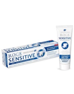 Паста зубная R O C S РОКС Sensitive Instant Relief 94г Еврокосмед - ступино ооо