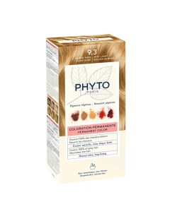 Набор Phyto Фито Краска краска 50мл тон 9 3 Очень светлый золотистый блонд Молочко 50мл Маска защита Laboratoires phytosolba