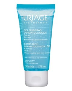 Гель для лица и тела для чувствительной кожи обогащенный дерматологический Uriage Урьяж 50мл Uriage lab.