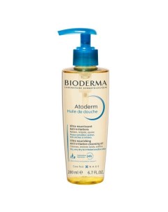 Масло для душа для сухой и атопичной кожи лица и тела Atoderm Bioderma Биодерма 200мл Naos (bioderma)