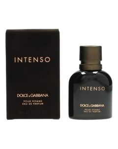 Pour Homme Intenso парфюмерная вода 40мл Dolce&gabbana